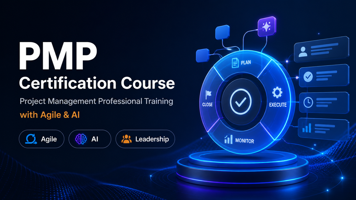 دورة PMP الاحترافية | شهادة إدارة المشاريع المعتمدة + Agile & AI
