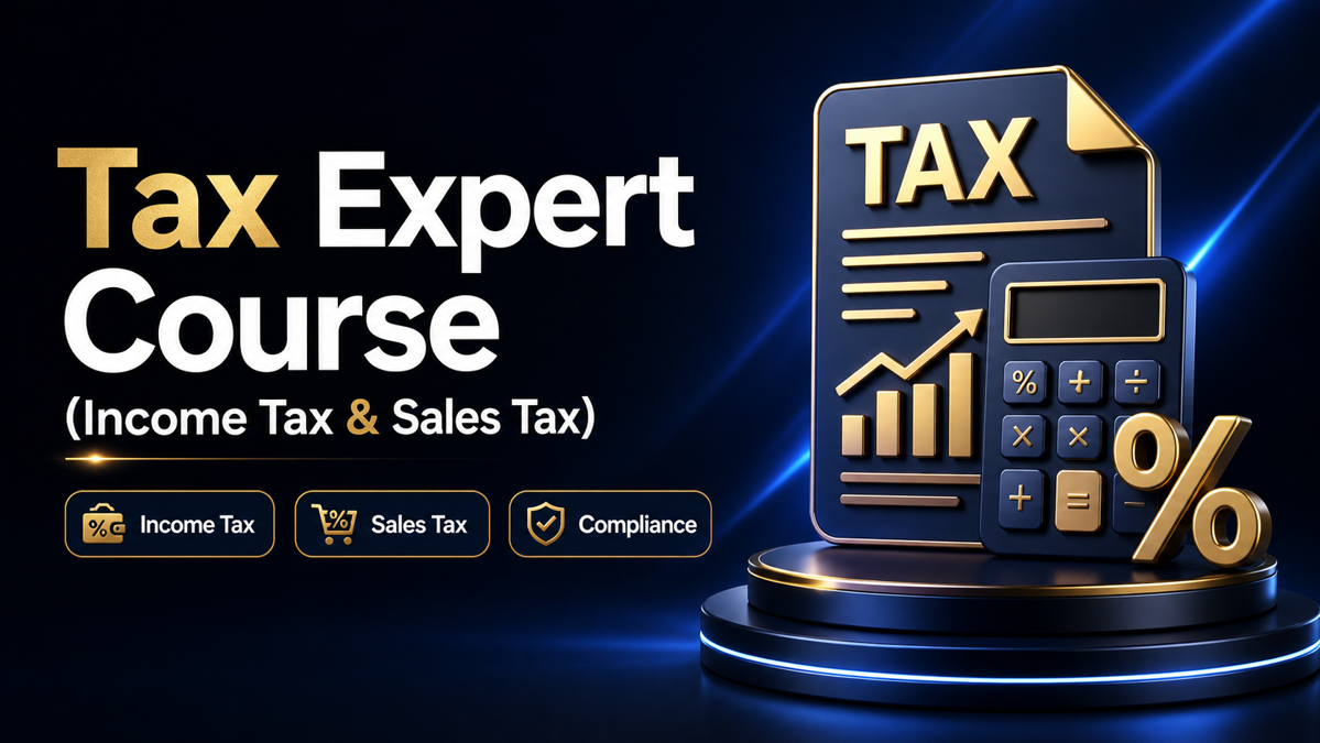 دورة الخبير الضريبي (ضريبة الدخل والمبيعات)