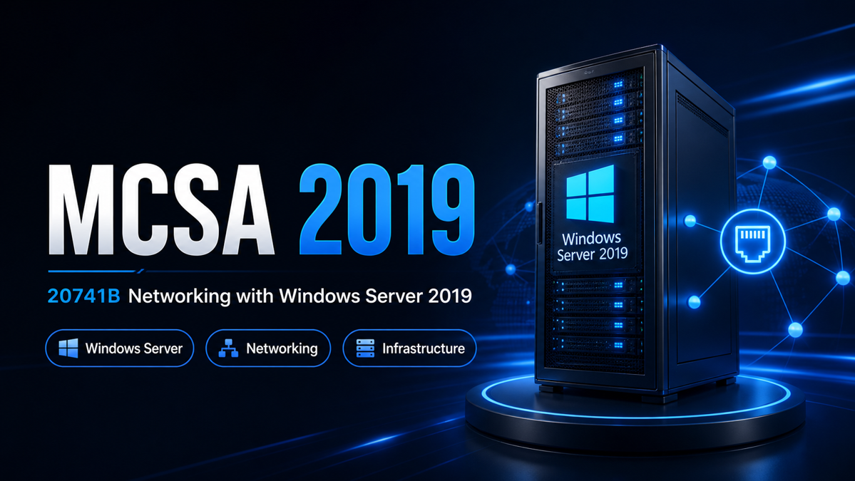 MCSA 2019 — الدورة 2: شبكات Windows Server 2019 (20741B)